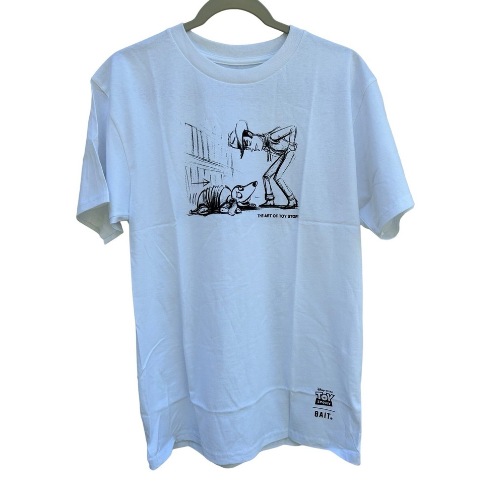 Bait x Toy Story Woody Slinky T Shirt Men's Medium NEW